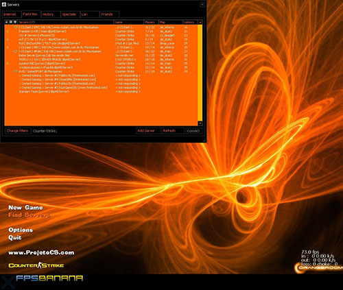 Тема Black n Orange для CS 1.6