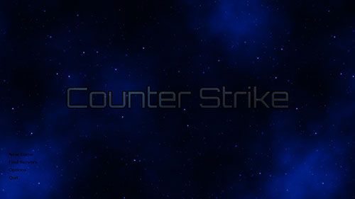 Тема Blue Space для CS 1.6