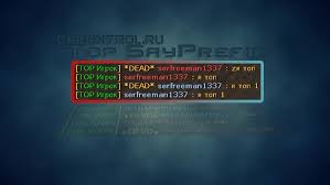 Плагин Top SayPrefix [Префикс у ТОП игроков] для CS 1.6