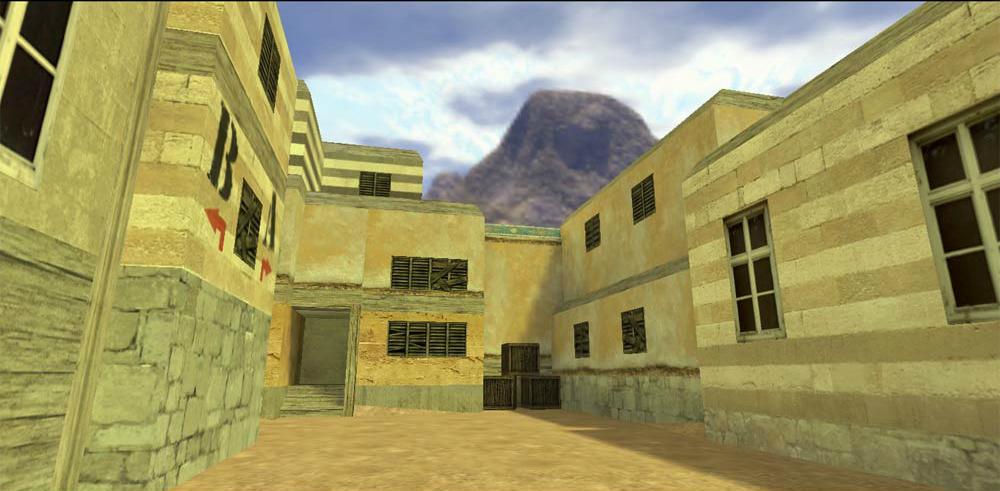 Карта de_hell для CS 1.6