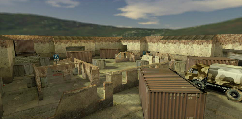 Карта de_trash_metall для CS 1.6