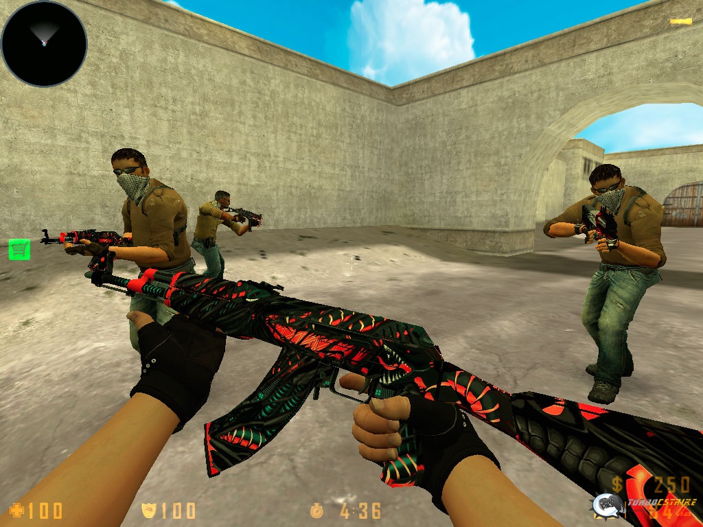 CS:GO 1.6 с анимацией осмотра
