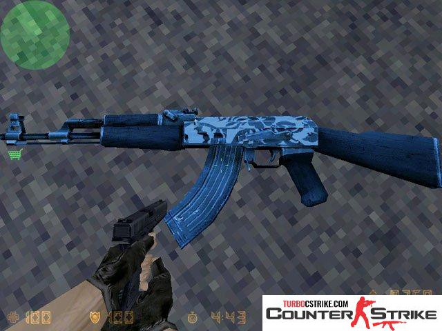 Модель AK-47 «Арктика Лед» для CS 1.6