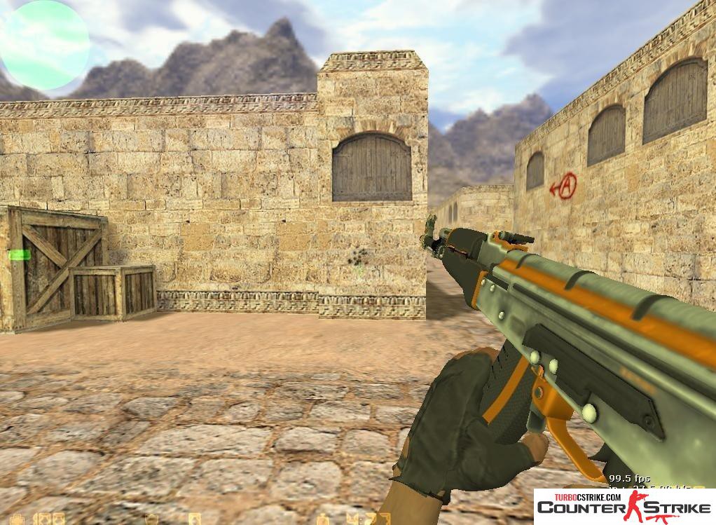 Модель AK-47 «Carbonite — Кокс» для CS 1.6