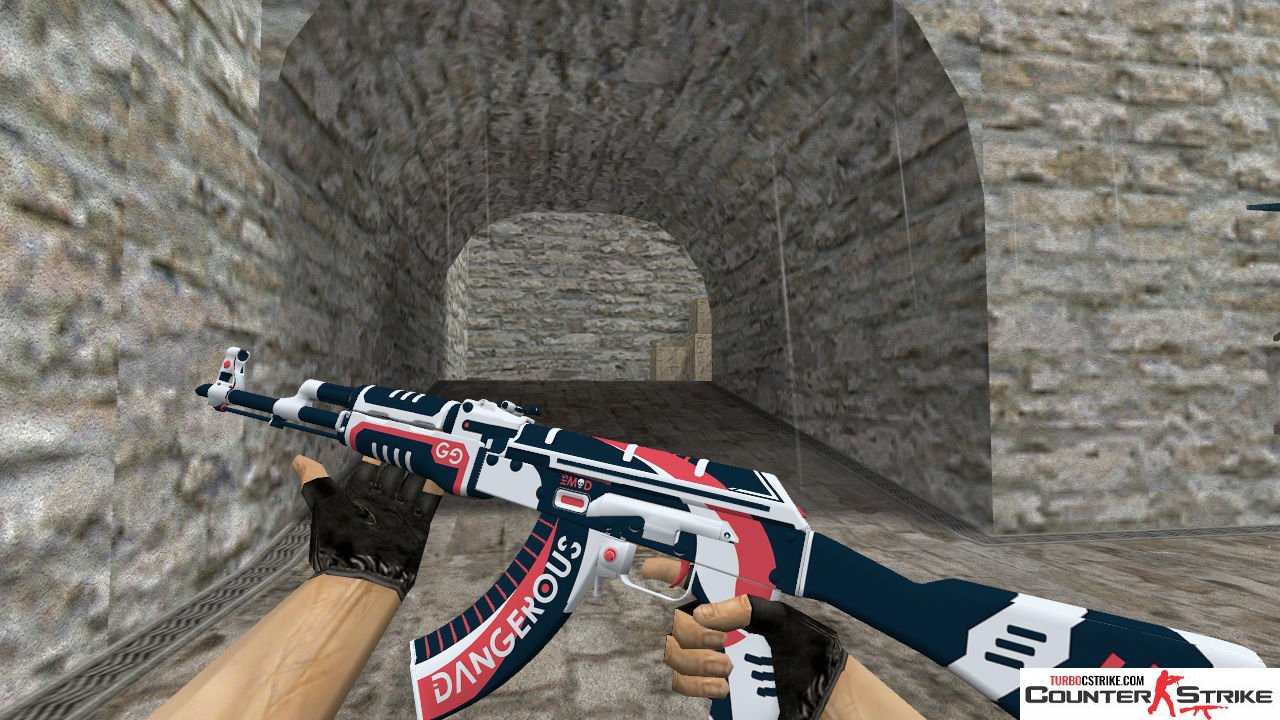 Модель AK-47 «Dangerous» для CS 1.6