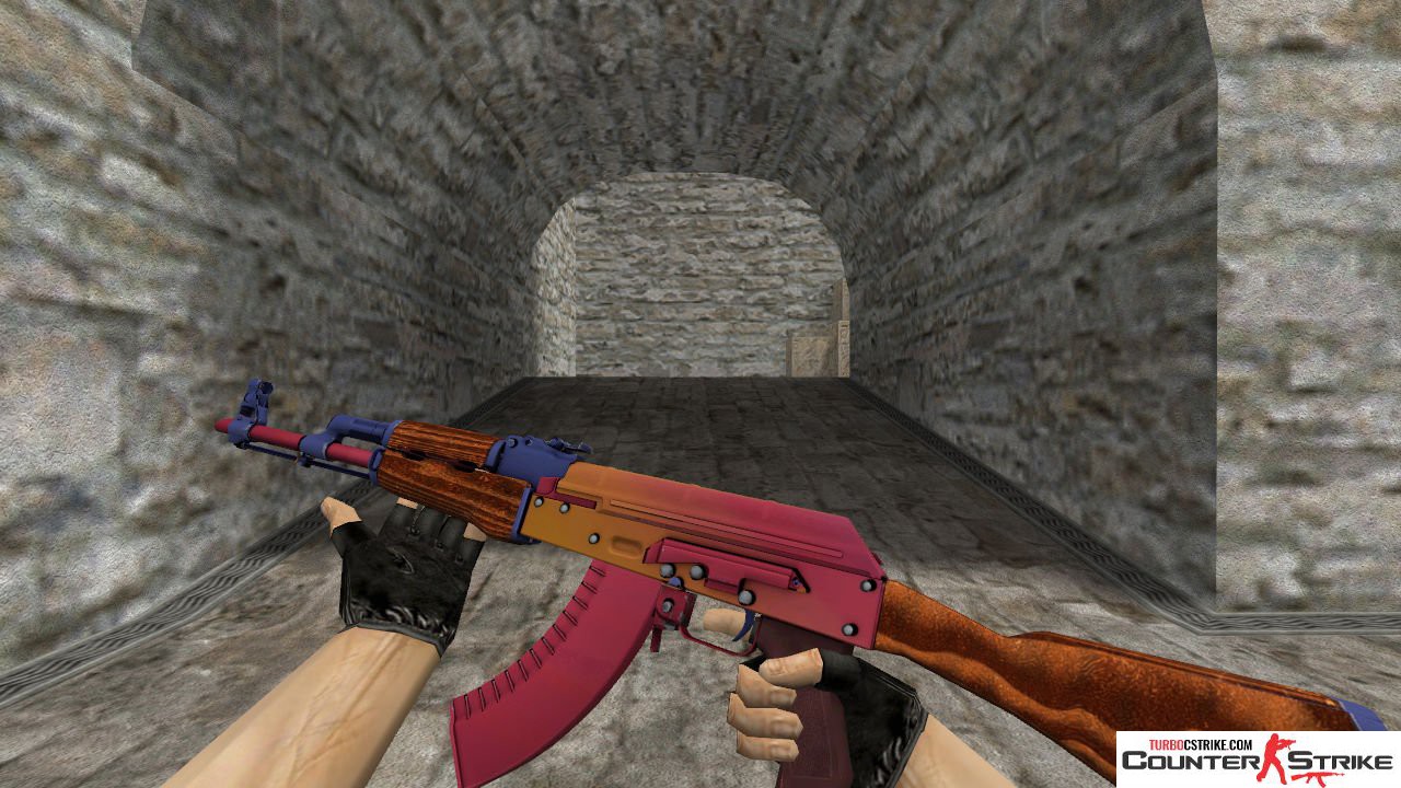 Модель AK-47 «Fade» для CS 1.6