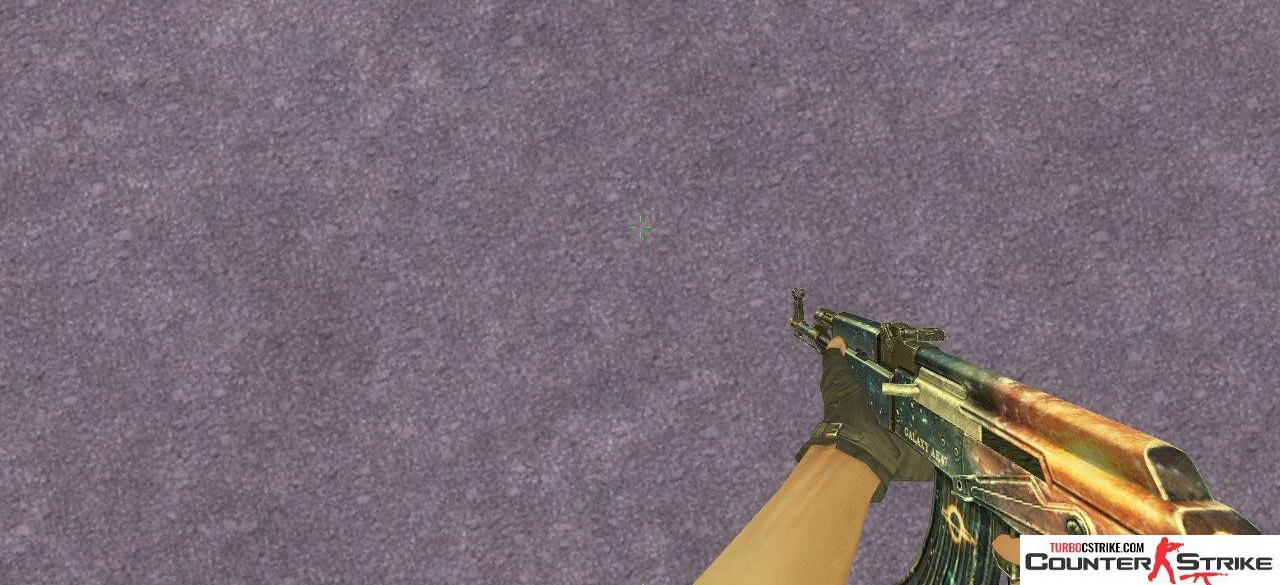 Модель AK-47 «Galaxy — Космос» для CS 1.6