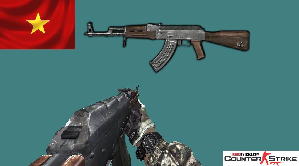 Модель AK-47 из Warface для CS 1.6