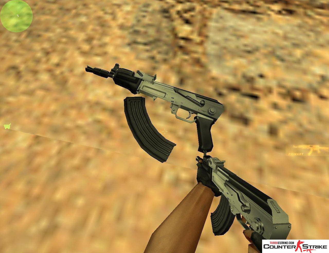 Модель AK-47 «Silver Compact» для CS 1.6