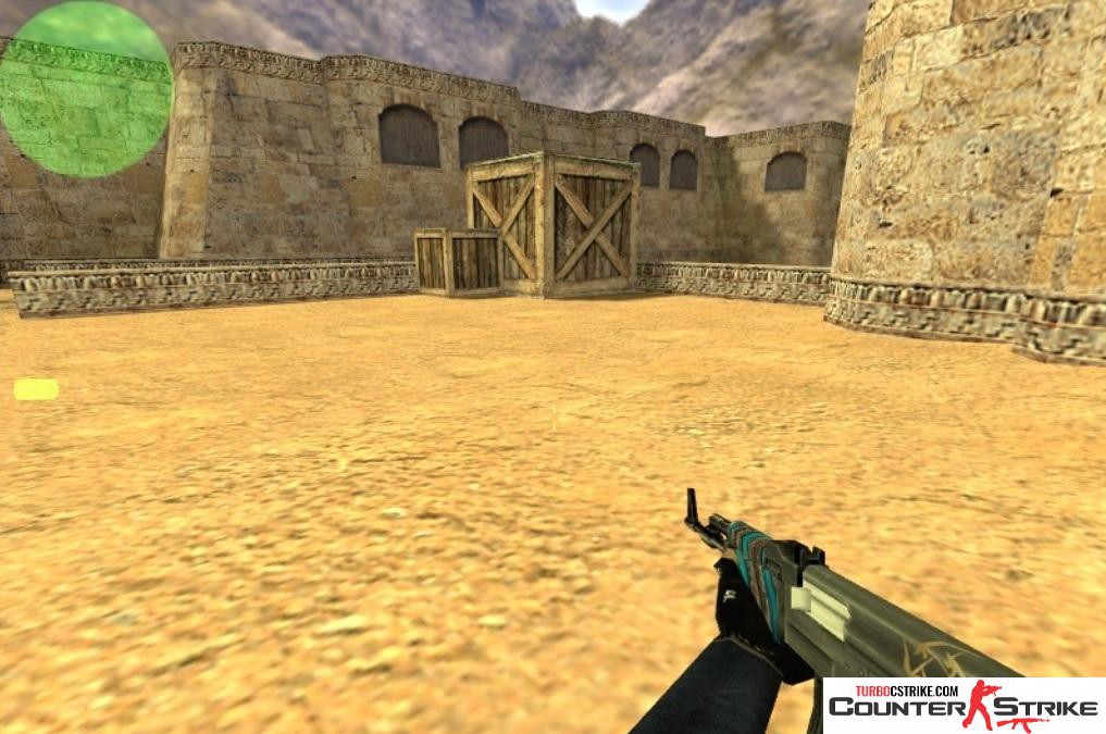Модель AK-47 «Синий ламинат» для CS 1.6