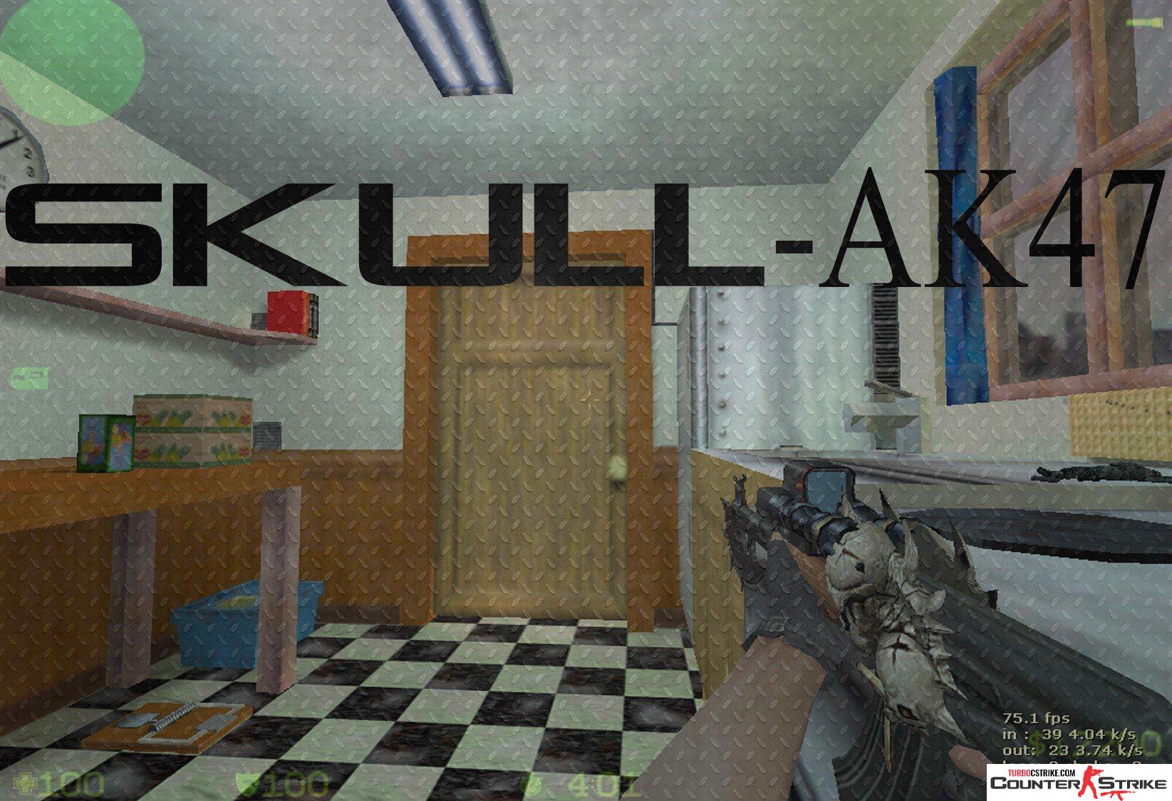 Модель AK-47 «Skull» для CS 1.6