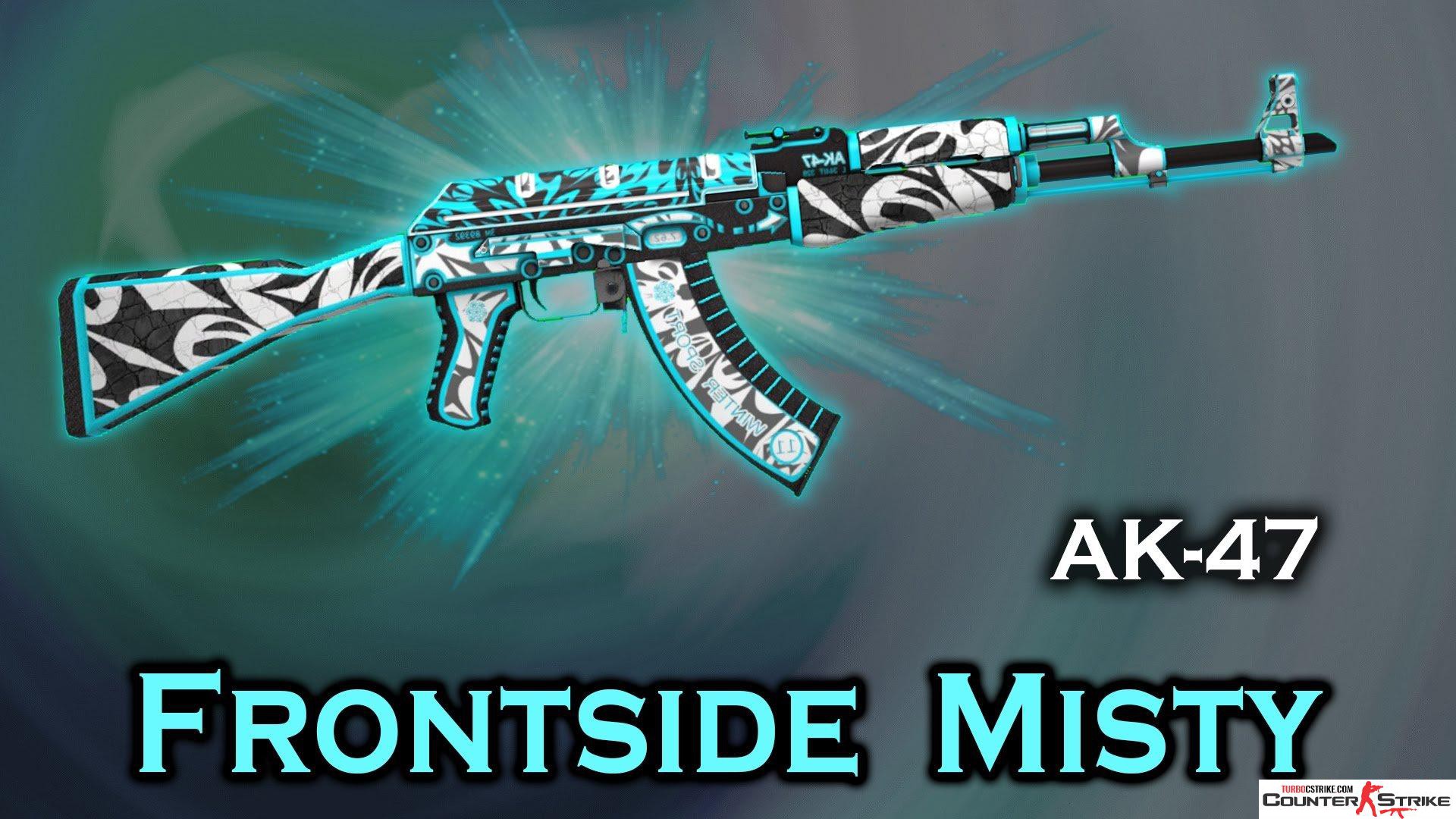 Модель AK-47 «Снежная буря — Frontside Misty» для CS 1.6