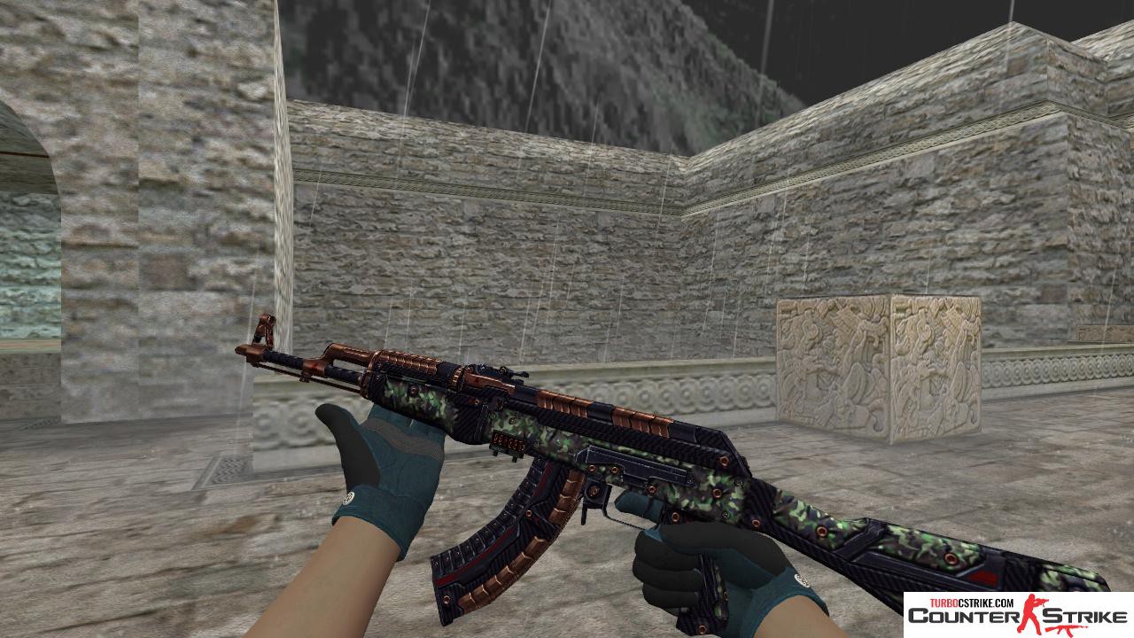 Модель HD AK-47 «Abrams» для CS 1.6