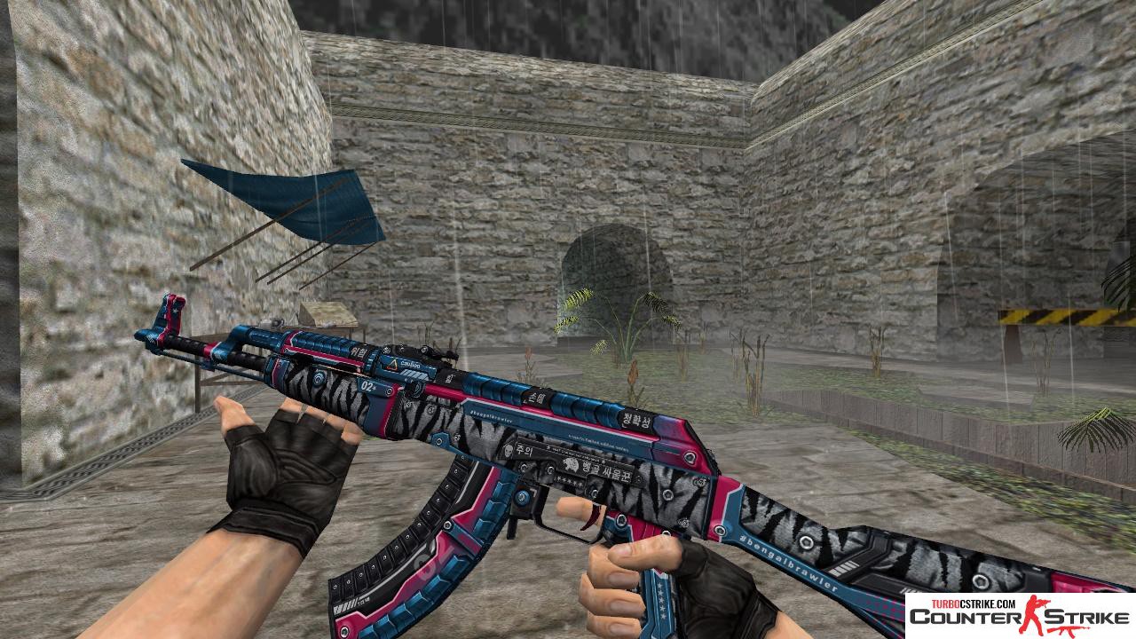 Модель HD AK-47 «Bengal Brawler» для CS 1.6