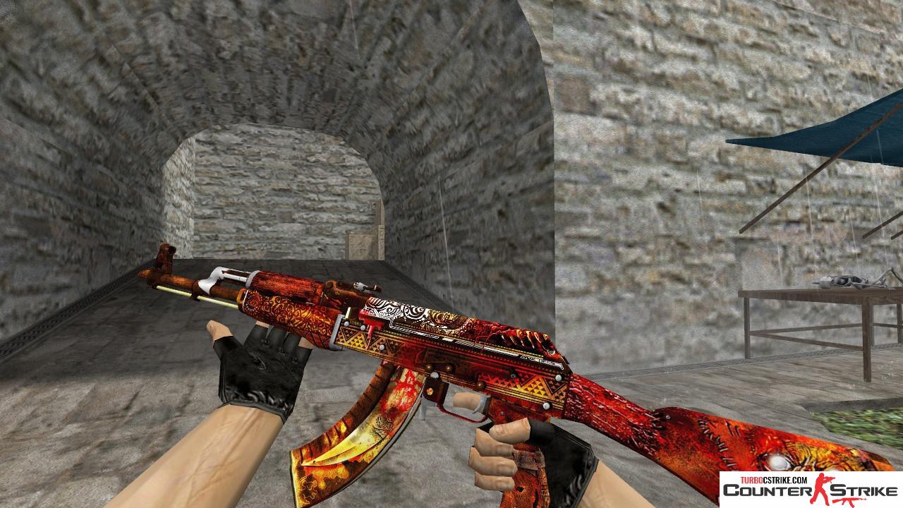 Модель HD AK-47 «Cannibal» для CS 1.6