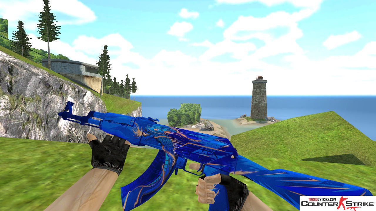 Модель HD AK-47 «Drakestorm» для CS 1.6