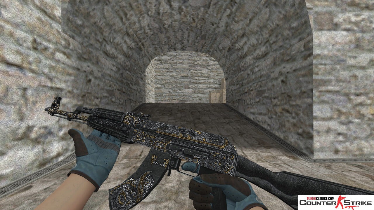 Модель HD AK-47 «Engraved» для CS 1.6