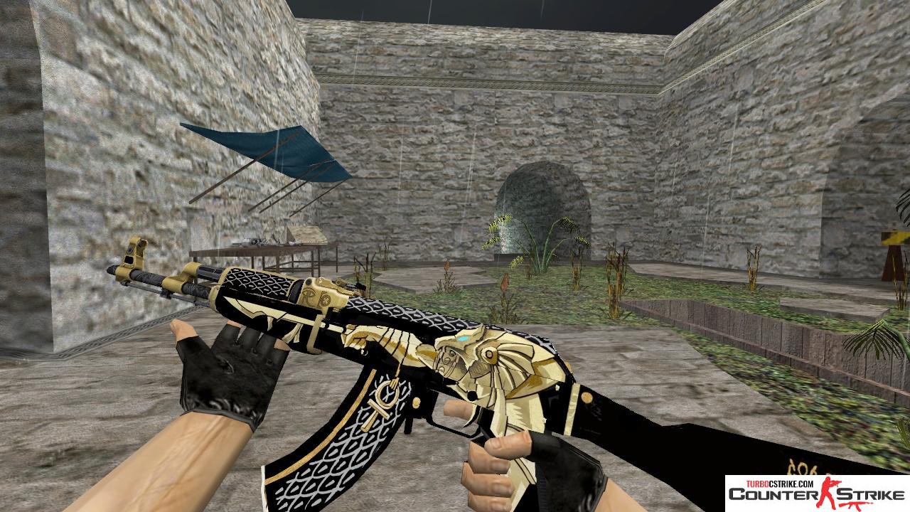 Модель HD AK-47 «Horus» с анимацией осмотра для CS 1.6
