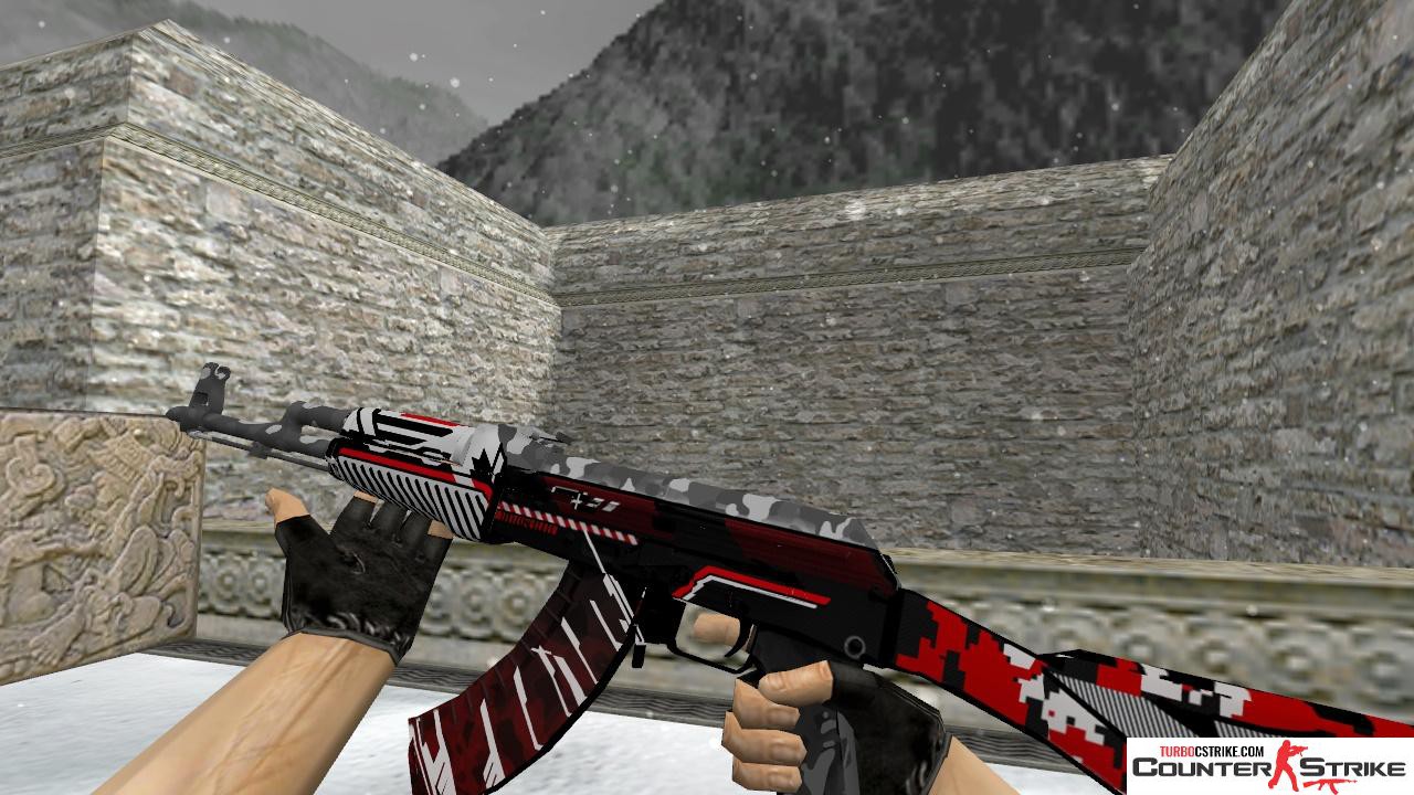 Модель HD AK-47 «Military Carbon» для CS 1.6