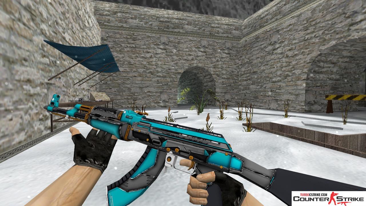 Модель HD AK-47 «Overdrive» для CS 1.6