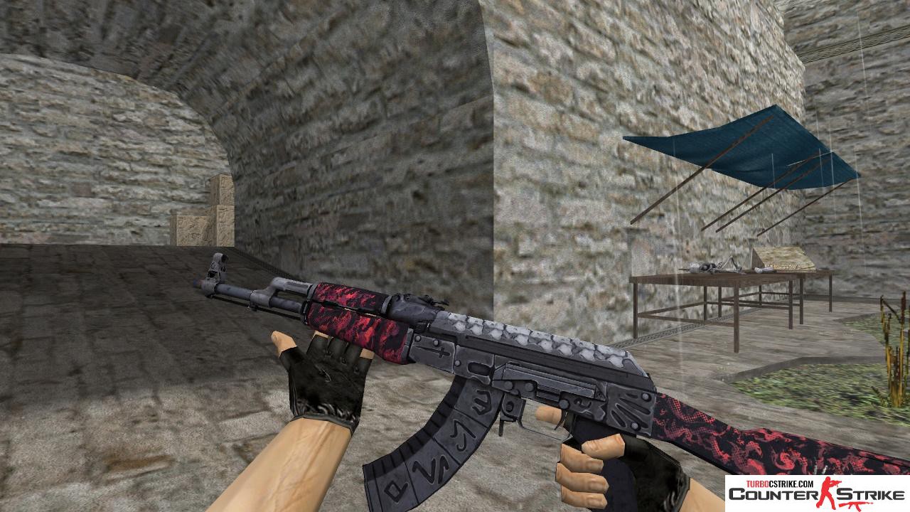 Модель HD AK-47 «Shallow Grave» для CS 1.6