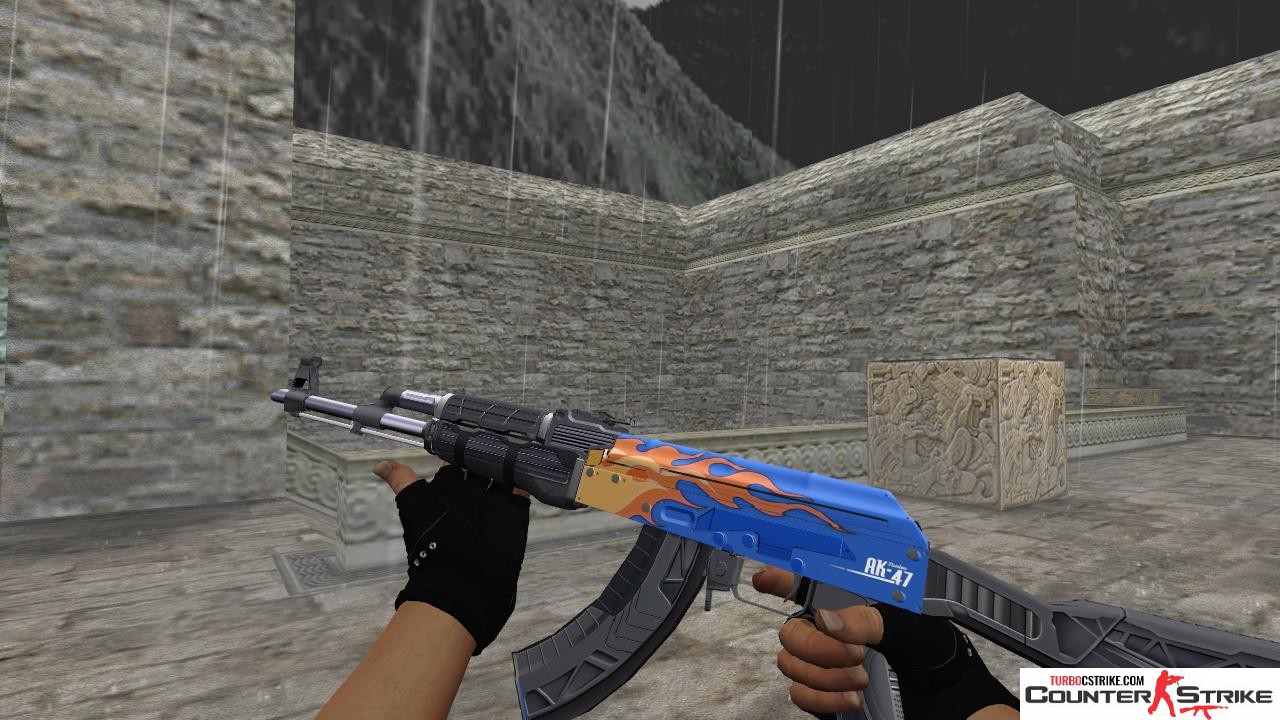 Модель HD AK-47 «Stainless» для CS 1.6