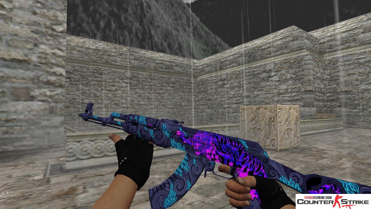 Модель HD AK-47 «Tigerstrike» для CS 1.6