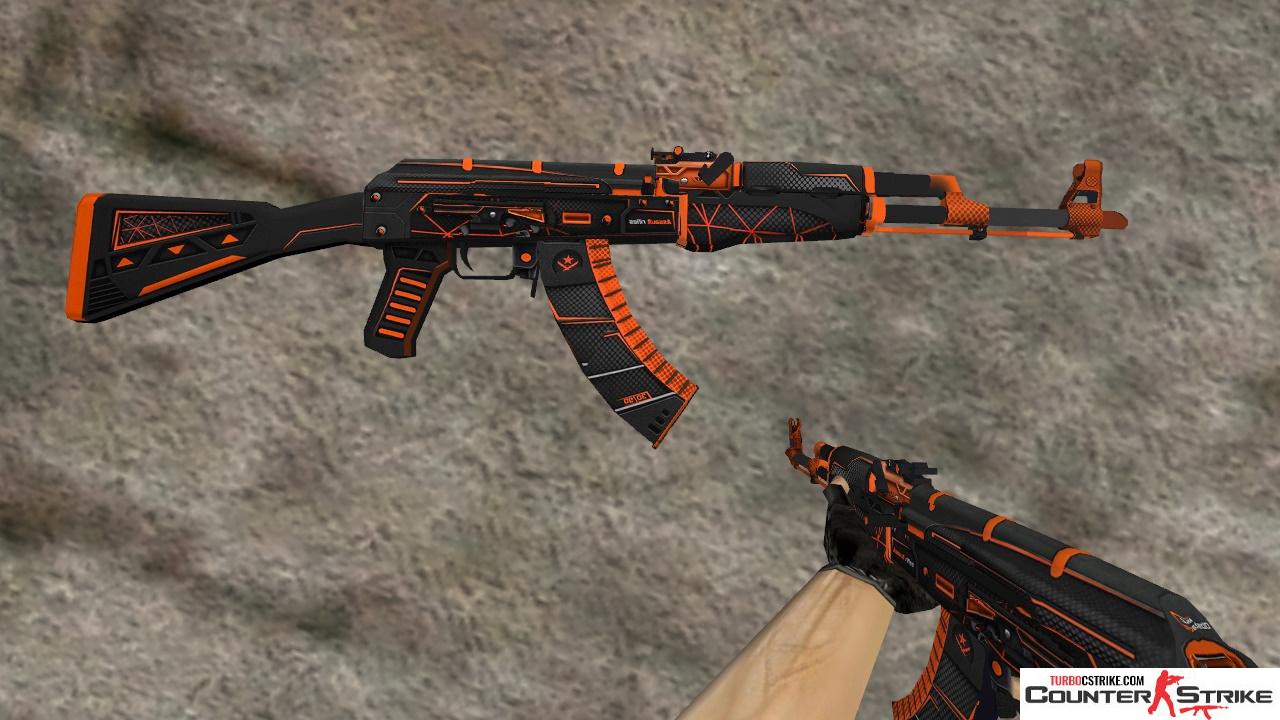 Стандартная HD модель AK-47 «Obstacle» для CS 1.6