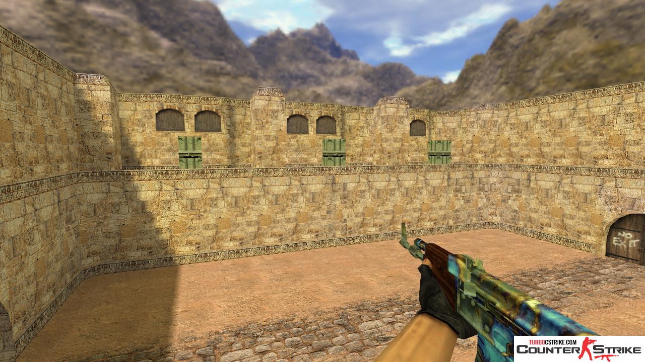 Стандартная модель AK-47 «Case Hardened» для CS 1.6