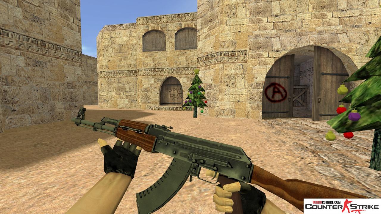 Стандартная модель AK-47 из CSGO с анимацией осмотра для CS 1.6