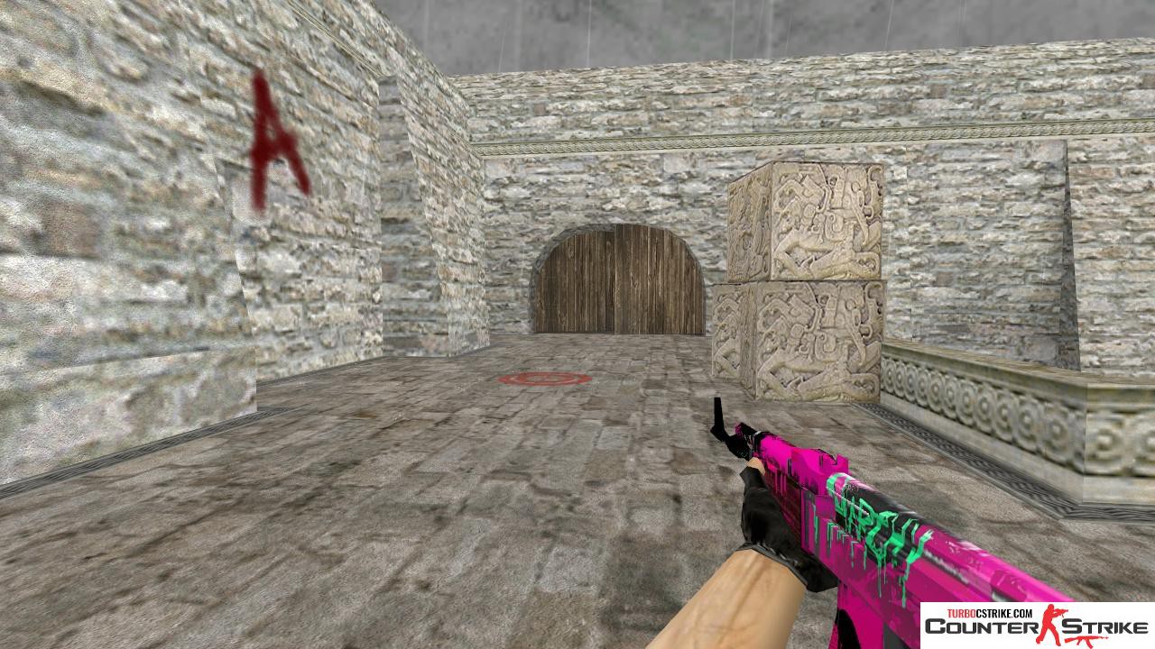 Стандартная модель AK-47 «Neon Revolution» для CS 1.6