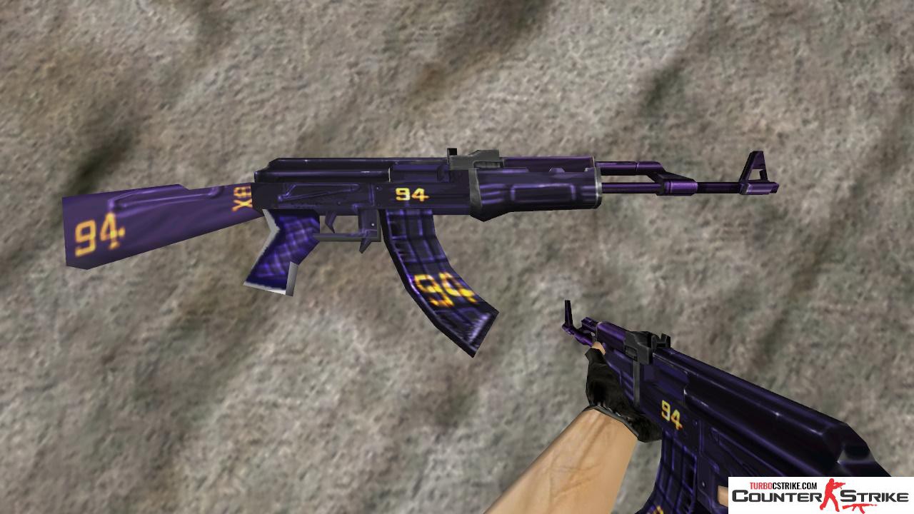 Стандартная модель AK-47 «Purple 94» для CS 1.6