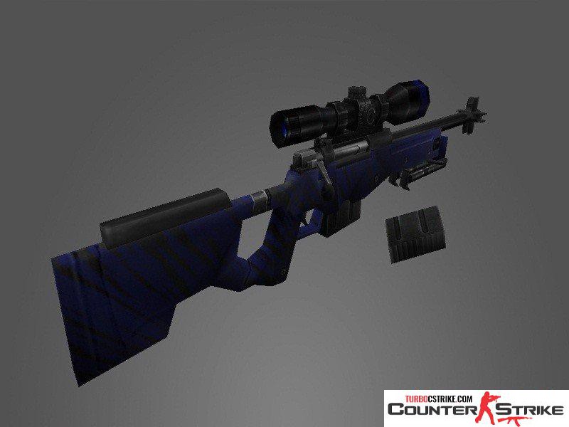 Модель AWP «Blue Tiger» для CS 1.6