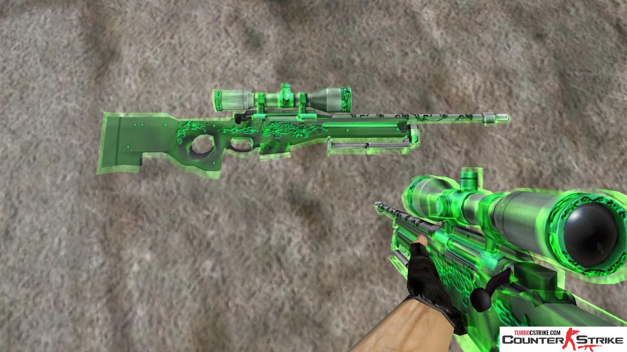 Модель AWP «Green Glass» для CS 1.6