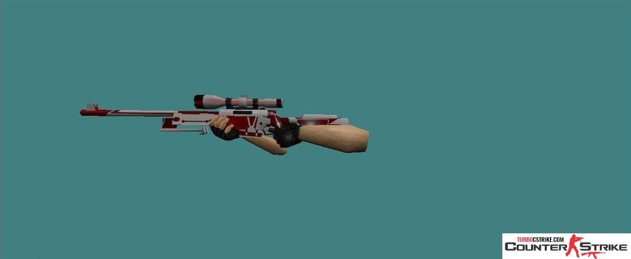 Модель AWP «Красная судьба» для CS 1.6