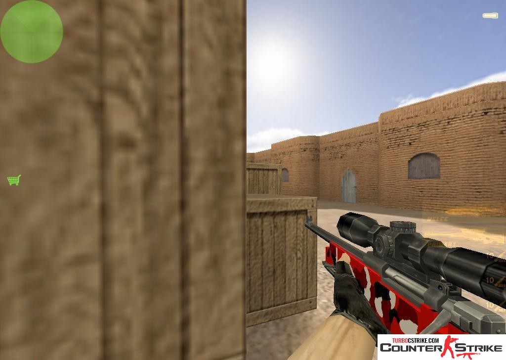 Модель AWP «Красный камуфляж» для CS 1.6