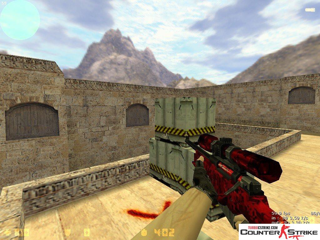 Модель AWP «Кровавый камуфляж» для CS 1.6