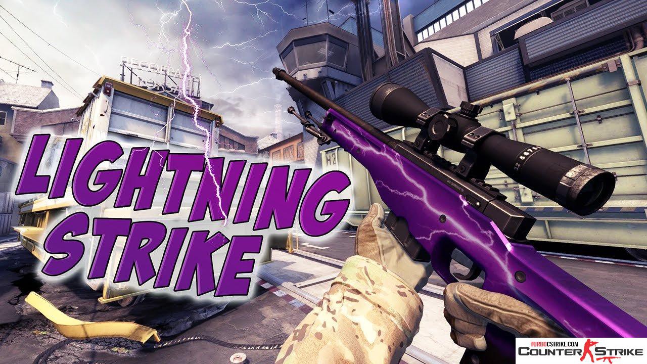 Модель AWP «Lightning Strike — Удар молнии» для CS 1.6
