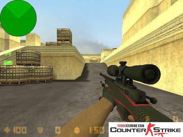 Модель AWP «Redline — Красная линия» для CS 1.6