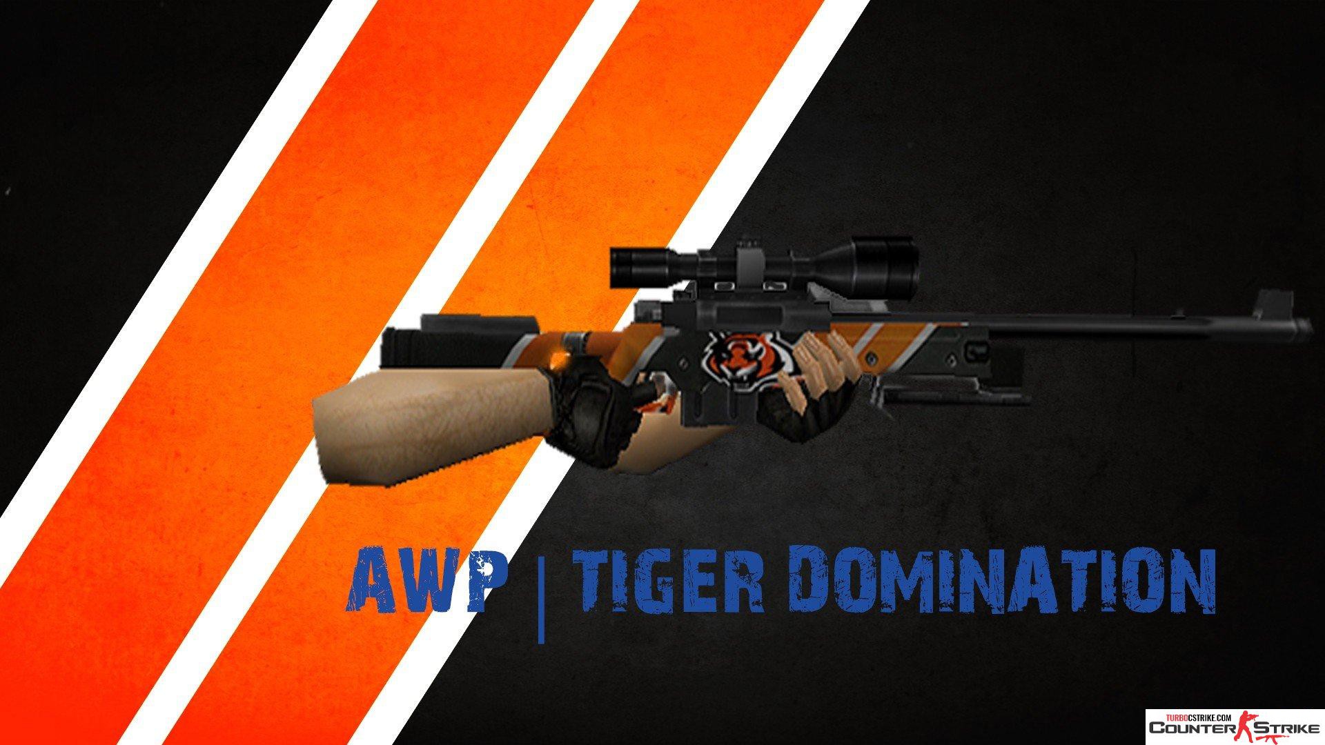 Модель AWP «Tiger Domination» для CS 1.6