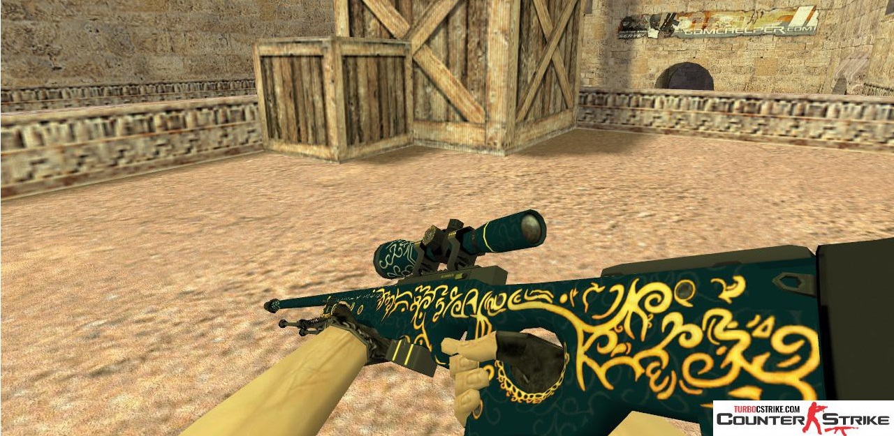 Модель HD AWP «Babylon» с анимацией осмотра для CS 1.6