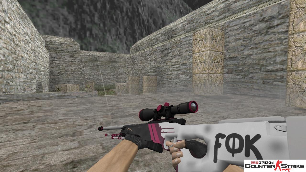 Модель HD AWP «Bloody Pink» для CS 1.6