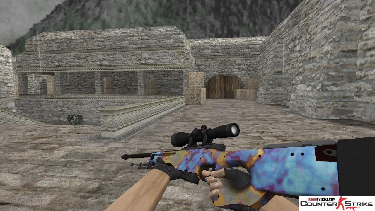 Модель HD AWP «Case Hardened» для CS 1.6