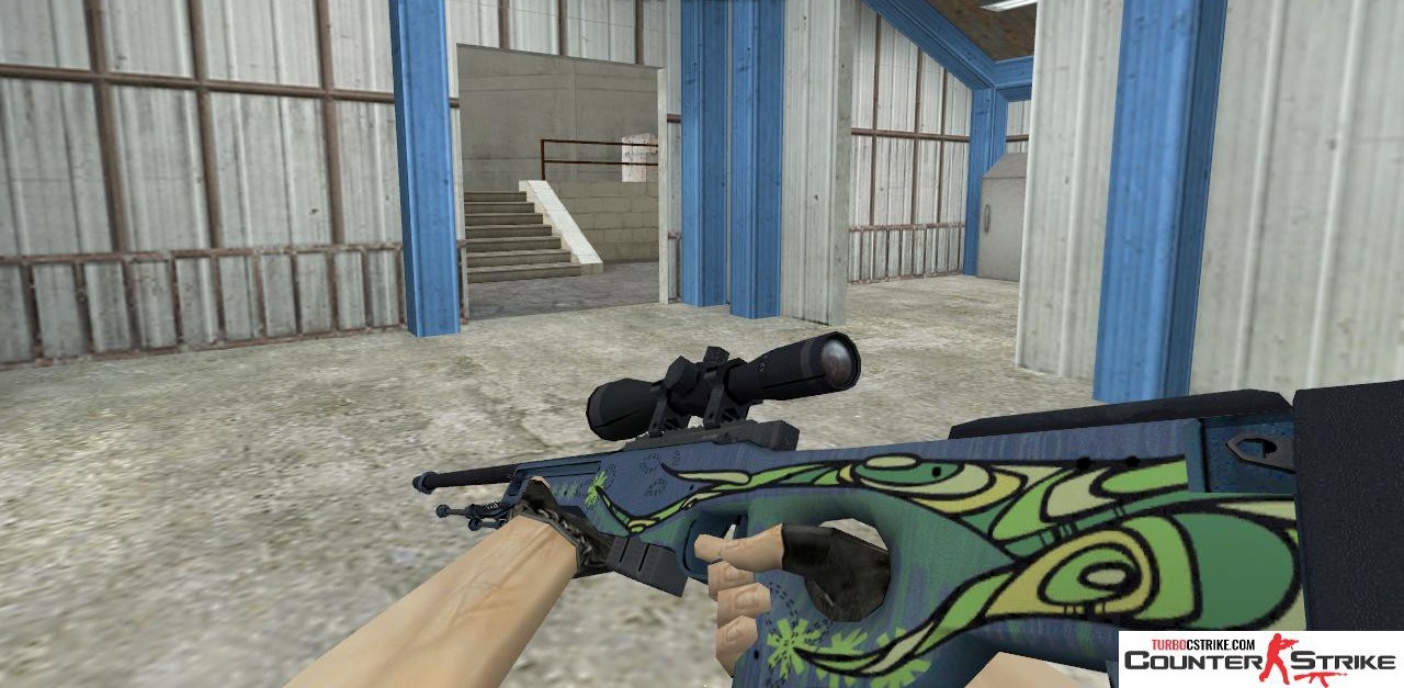 Модель HD AWP «Corticera» с анимацией осмотра для CS 1.6