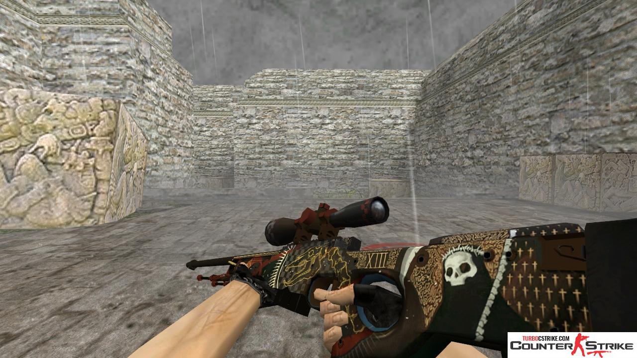 Модель HD AWP «Death» с анимацией осмотра для CS 1.6