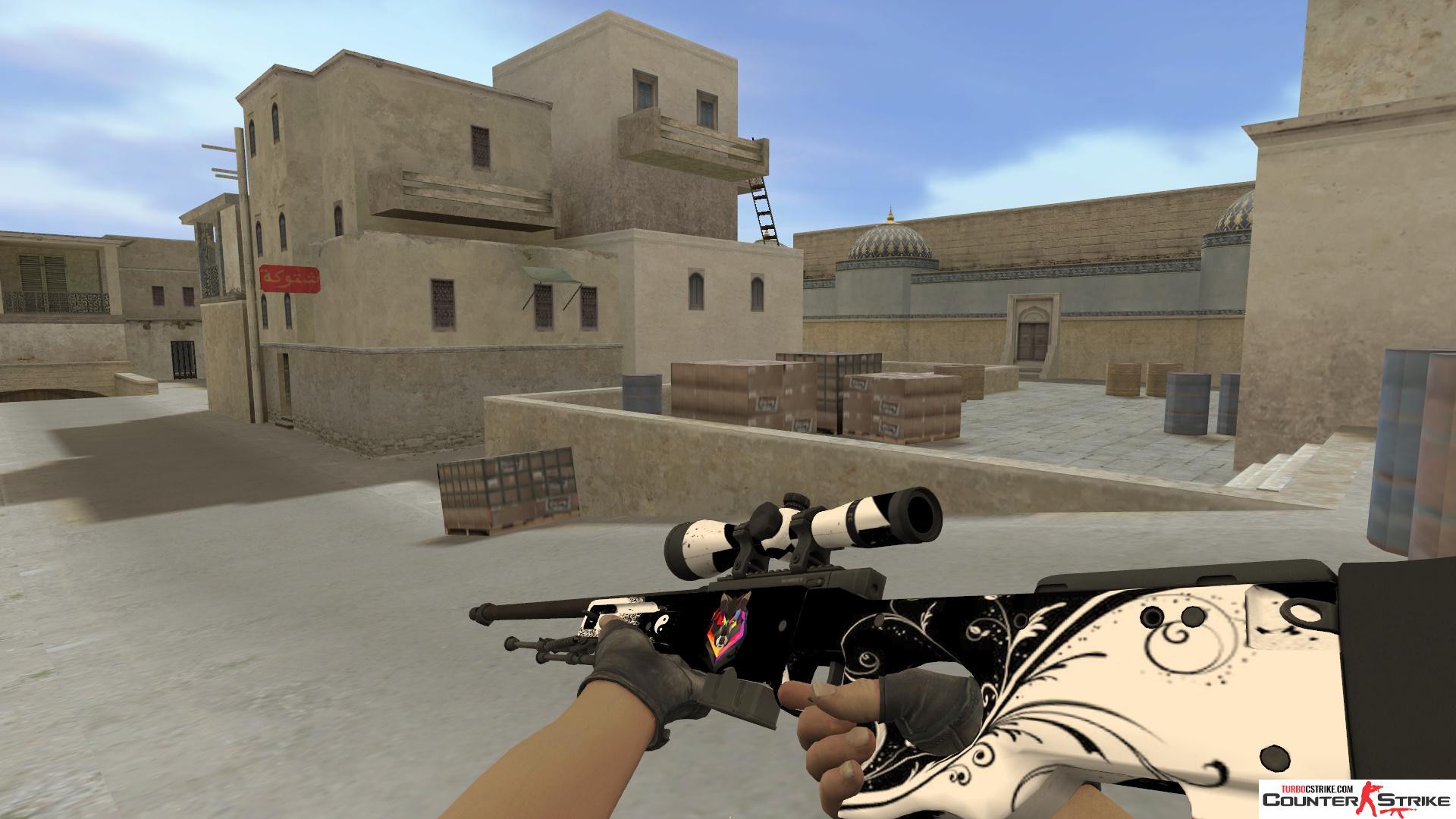 Модель HD AWP «Expert» с анимацией осмотра для CS 1.6