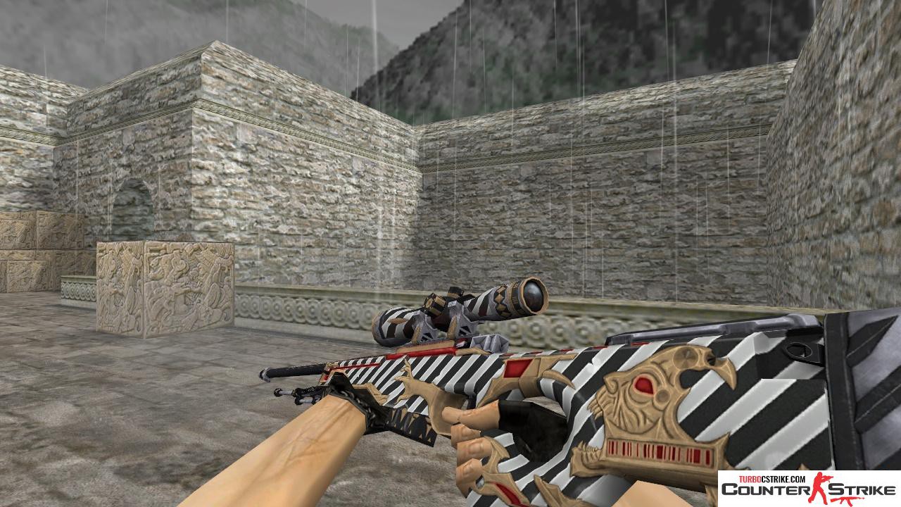 Модель HD AWP «Faust» с анимацией осмотра для CS 1.6