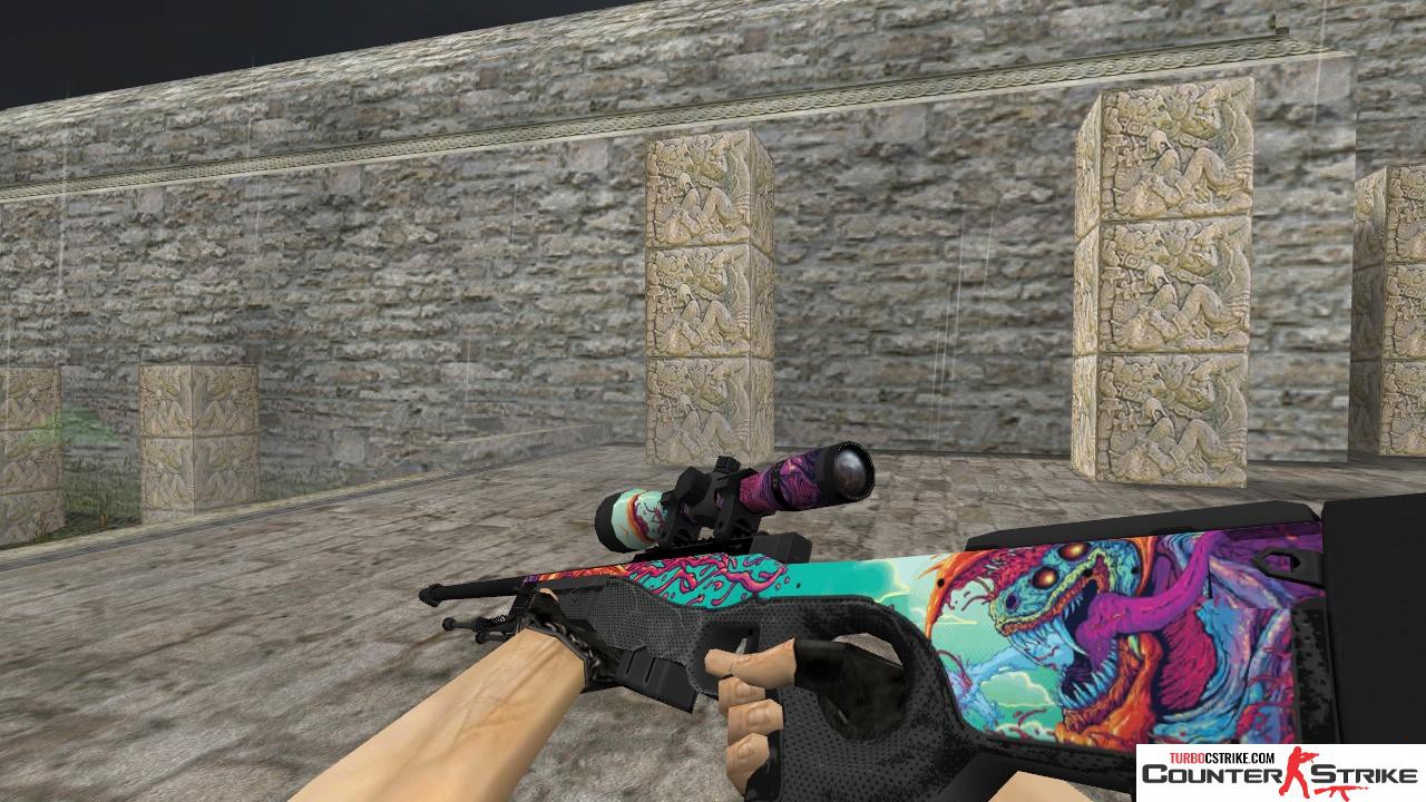 Модель HD AWP «Gentleman» с анимацией осмотра для CS 1.6