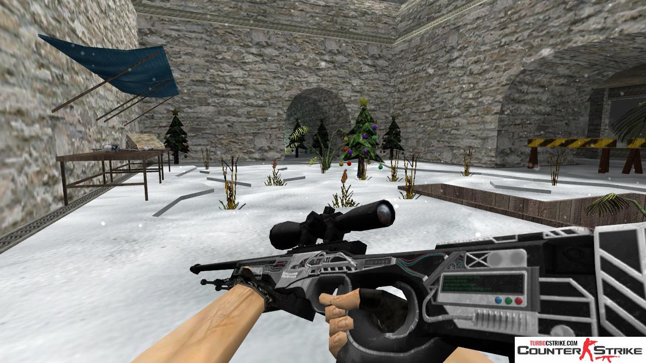 Модель HD AWP «Hidden Threat» с анимацией осмотра для CS 1.6