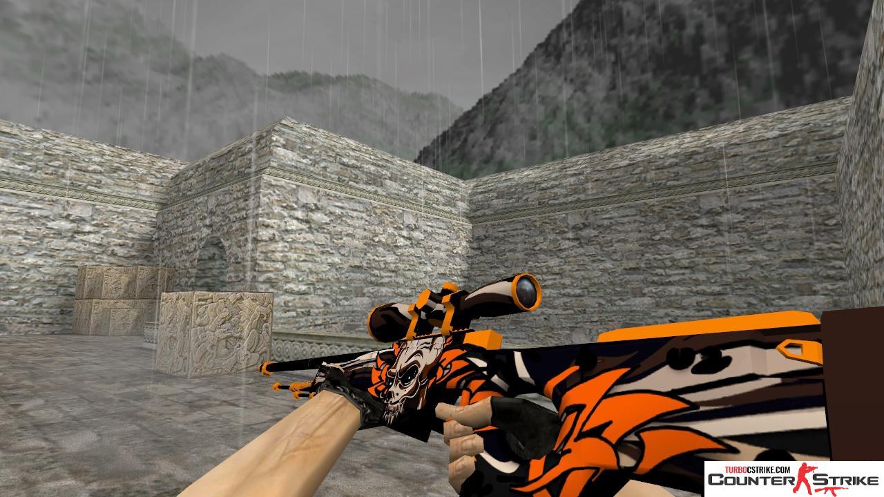 Модель HD AWP «Hot Chocolate» с анимацией осмотра для CS 1.6